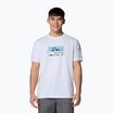 Vyriški marškinėliai Columbia Ice Lake II SS Tee white/peak direction