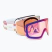 Moteriški slidinėjimo akiniai Giro Ella white lx stripe/rose gold/infrared