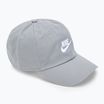 Kepuraitė su snapeliu Nike Club Unstructured Futura Wash particle grey/white