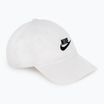 Kepuraitė su snapeliu Nike Club Unstructured Futura Wash white/black