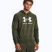 Under Armour vyriškas gobtuvas Rival Fleece Logo HD marine iš žalios/baltos spalvos