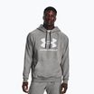 Vyriškas "Under Armour Rival Fleece Logo HD castlerock light heather/white" gobtuvas