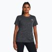 Moteriški treniruočių marškinėliai Under Armour Tech Textured black/white