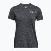 Moteriški žygio marškinėliai Under Armour Tech C-Twist black/white