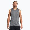 Vyriški treniruočių marškinėliai Under Armour Tech Tank castlerock/black