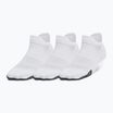 Moteriškos žygio kojinės Under Armour Breathe NS Tab 3 Pack white/white/halo gray