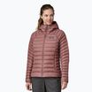 Moteriška pūsta striukė Patagonia Down Sweater Hoody dulse mauve