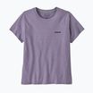 Moteriški marškinėliai Patagonia P-6 Logo Responsibili-Tee concrete purple