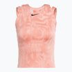 Moteriškas teniso tank topas Nike Court Dri-Fit Slam RG pink quartz/black