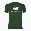 Vyriški marškinėliai New Balance Stacked Logo night watch green