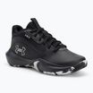 Under Armour GS Lockdown 7 vaikiški krepšinio bateliai juoda/juoda/metalinis sidabras