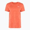 Moteriški treniruočių marškinėliai Under Armour Tech C-Twist fire/white