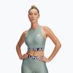 Moteriškas treniruočių topas Under Armour Heat Gear Rib Tank silica green/silica green/white
