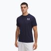 Vyriški treniruočių marškinėliai Under Armour HeatGear Fitted midnight navy/white