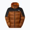 Vyriškos pūkinės striukės The North Face Diablo Down 2.0 Hoodie grybas ember/juodas heather/recycled