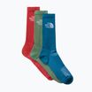Kojinės The North Face Multi Sport Cush Crew Sock 3 poros dusk blue/slate moss