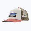 Kepurė su snapeliu Patagonia P-6 Logo LoPro Trucker birch white