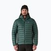Vyriška pūsta striukė Patagonia Down Sweater Hoody cascade green