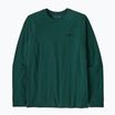 Vyriški marškinėliai ilgomis rankovėmis Patagonia P-6 Logo Responsibili cascade green