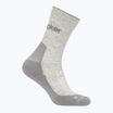 Icebreaker moteriškos kojinės Merino Hike+ Light Crew blizzard heather/alloy