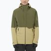Vyriška softshell striukė Salomon Outherpath Pro 2.5 l pilkai žalia/vynuogių lapas