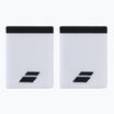 Apyrankės Babolat Logo Jumbo Wristband 2 vnt. white/black
