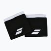 Riešo juostos Babolat Logo Wristband 2 vnt. black/white