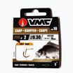 VMC Karp Gold methode leader loop kabliukas su spygliuku + lynas 10 vnt. aukso 271102