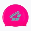 Plaukimo kepuraitė arena Big Logo shocking pink/water
