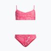 Vaikų dviejų dalių maudymosi kostiumėlis ROXY Vacay For Life Crop Top Set sunkissed coral tropical tide