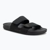 Vyriškos šlepetės Quiksilver Rivi Leather Double Adjust black 1