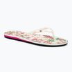 Moteriškos šlepetės per pirštą ROXY Portofino III white/crazy pink print