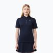 Moteriški polo marškinėliai Lacoste PF5179 navy blue/white