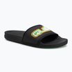 Vyriškos šlepetės Quiksilver Rivi Wordmark Slide II black rasta