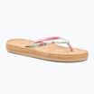 Moteriškos šlepetės per pirštą ROXY South Beach III green/pink