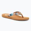 Moteriškos šlepetės per pirštą ROXY Porto Raffia II blue depths