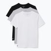 Vyriški marškinėliai Lacoste TH9010 3-pak white/silver chine/black