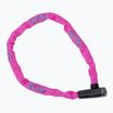 ABUS Steel-O-Chain dviračių užraktas 5805K/75 rožinės spalvos
