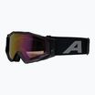 Dviračio akiniai  Alpina Circus Q-Lite black matt/ red mirror/ clear