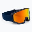 Slidinėjimo akiniai UVEX Athletic CV navy matt/mirror orange green