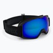 Slidinėjimo akiniai UVEX Xcitd CV black matt/mirror blue green