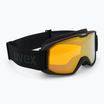 Slidinėjimo akiniai UVEX Elemnt FM black matt/mirror green clear lasergold lite