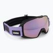 Slidinėjimo akiniai UVEX Xcitd CV black matt/mirror lavender yellow