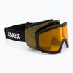 Slidinėjimo akiniai UVEX Evidnt Attract + case black matt/mirror cooper yellow clear
