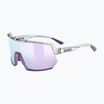 Akiniai nuo saulės UVEX Sportstyle 235 clear/metallic purple/mirror lavender