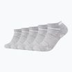 Kojinės Skechers Mesh Ventilation Sneaker 5 pairs fog melange