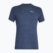 Vyriški marškinėliai Salewa Puez Melange Dry dark java blue melange