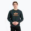 Vyriškas džemperis Alpha Industries Basic dark petrol