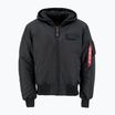 Alpha Industries vyriška striukė MA-1 ZH Back Print black / reflective