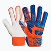 Vaikiškos vartininko pirštinės Reusch Attrakt Starter Solid Finger Support Junior shocking orange/blue